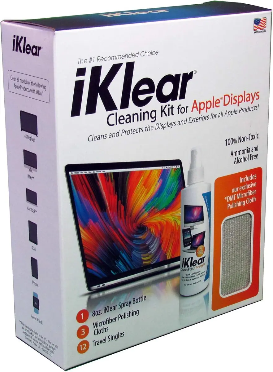 iKlear Screen Cleaner Kit for iPhone, iPad, Mac, TV | Safe, Non-Toxic, USA Made - view 4