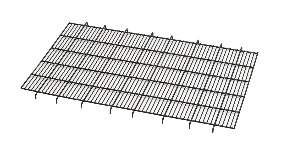 MidWest Homes for Pets Floor Grid for Dog Crate; Elevated Floor Grid Fits Models 1336TD, 1536, 1536DD, 436, 436DD, 1936, 1936DD, 1636/1636DD CURVED SLIDE BOLT LATCH, Black; Model FG36B - main product image