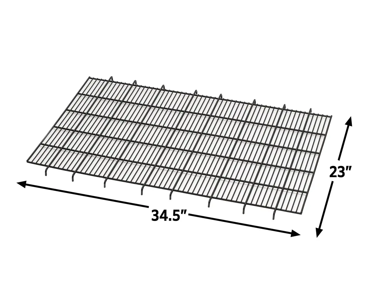 MidWest Homes for Pets Floor Grid for Dog Crate; Elevated Floor Grid Fits Models 1336TD, 1536, 1536DD, 436, 436DD, 1936, 1936DD, 1636/1636DD CURVED SLIDE BOLT LATCH, Black; Model FG36B - view 3
