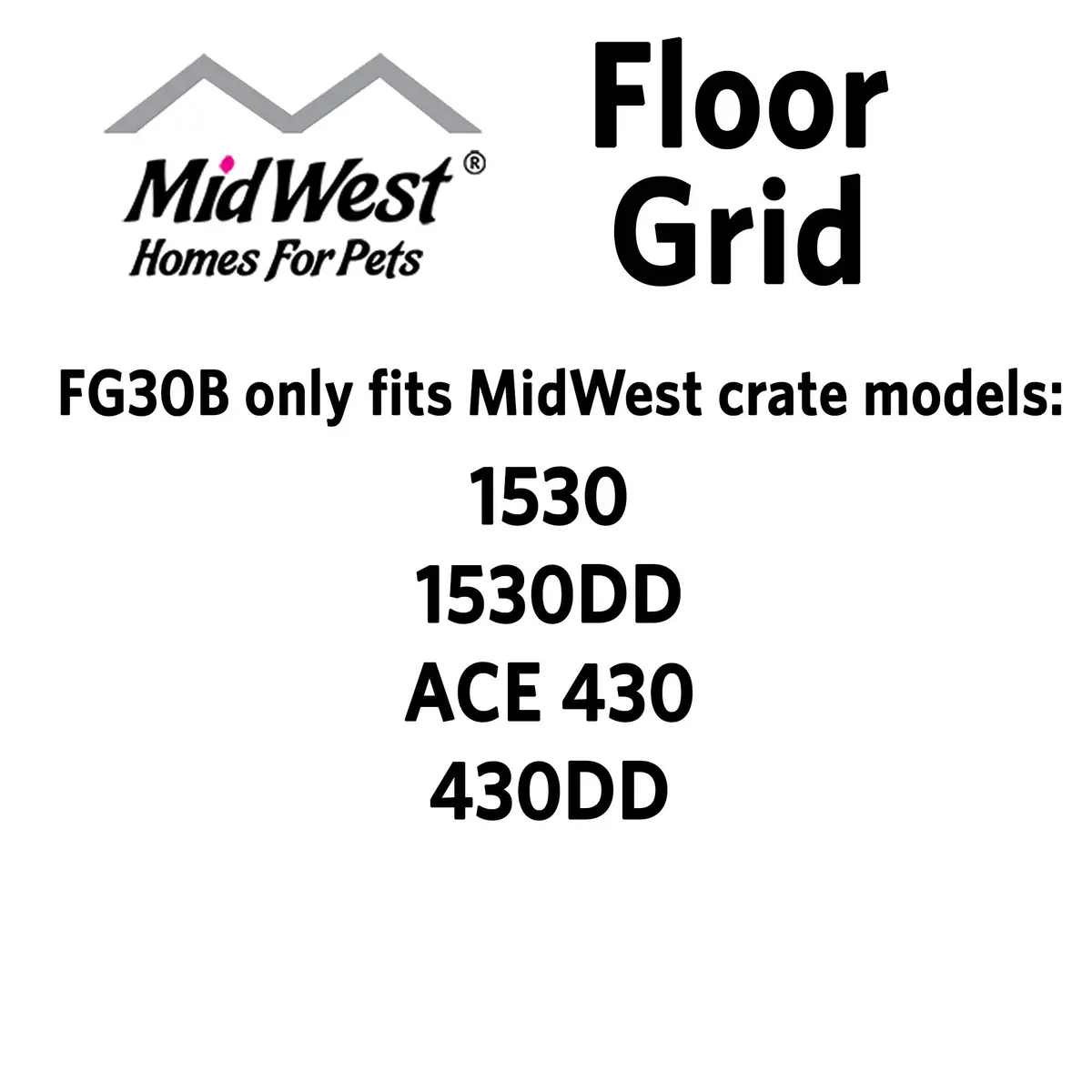 MidWest Homes for Pets MidWest Floor Grid for Dog Crate | Elevated, Durable Vinyl Coated Floor Grid for Intermediate Metal Crates - view 6
