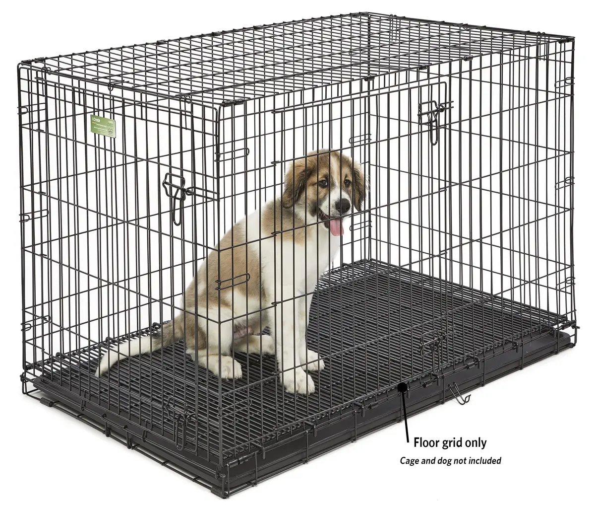 MidWest Homes for Pets Floor Grid for Dogs 1530, 1530DD, 1930, 1930DD, 1630 | Elevated crate floor for medium breeds — 46.8"L x 30.7"W x 1.1"H - view 4