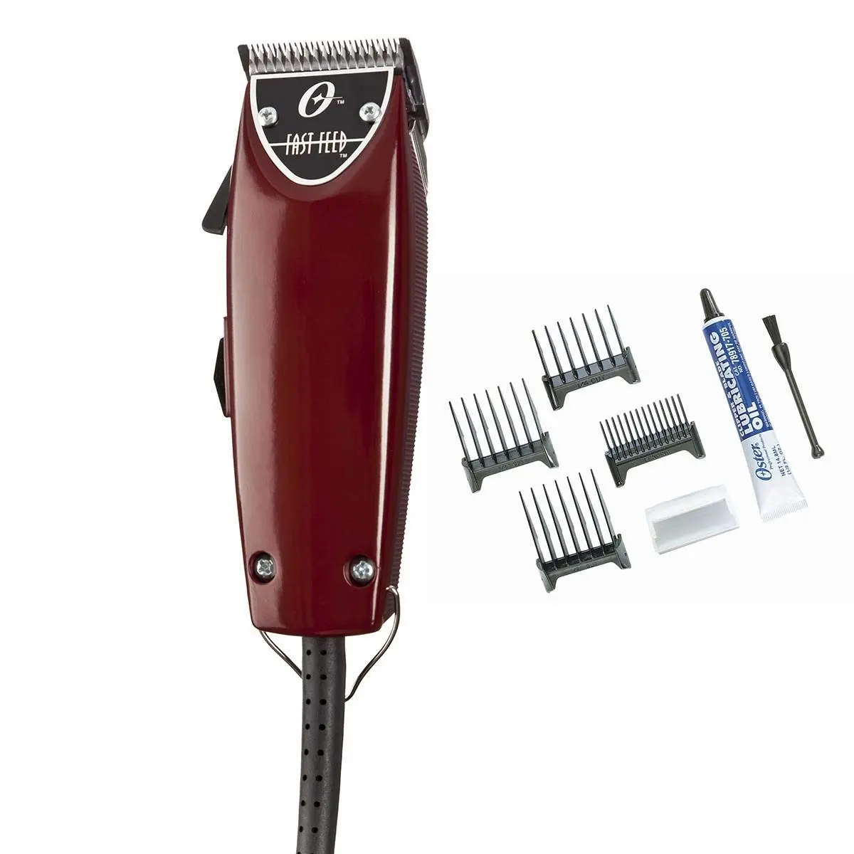 Oster Professional Fast Feed Hair Clipper Adjustable Pivot Motor | Whisper Quiet & Seamless Lengths (7 Piece Set) - main product image