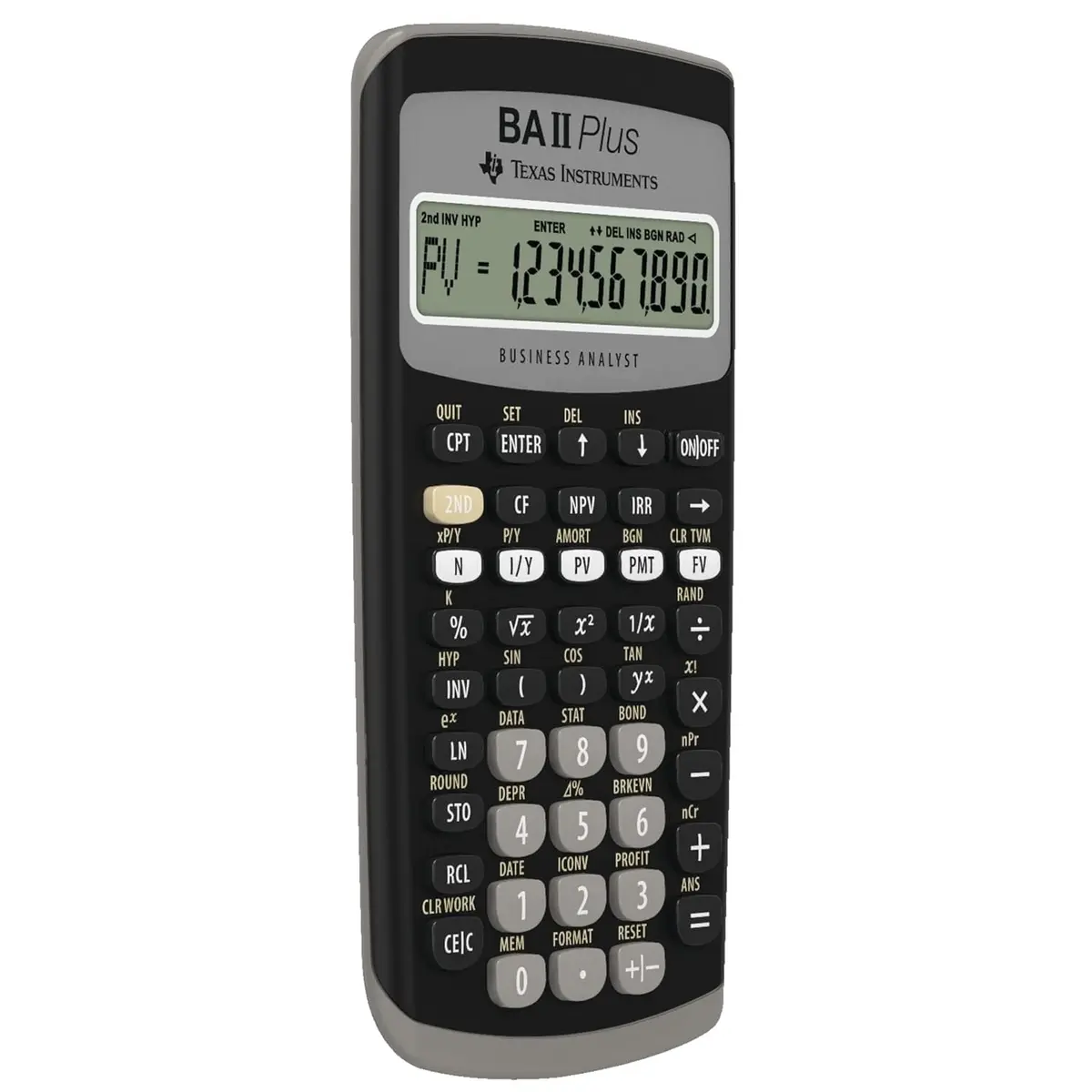 Texas Instruments BA II Plus Financial Calculator Black | Solves Time Value of Money Calculations - view 4
