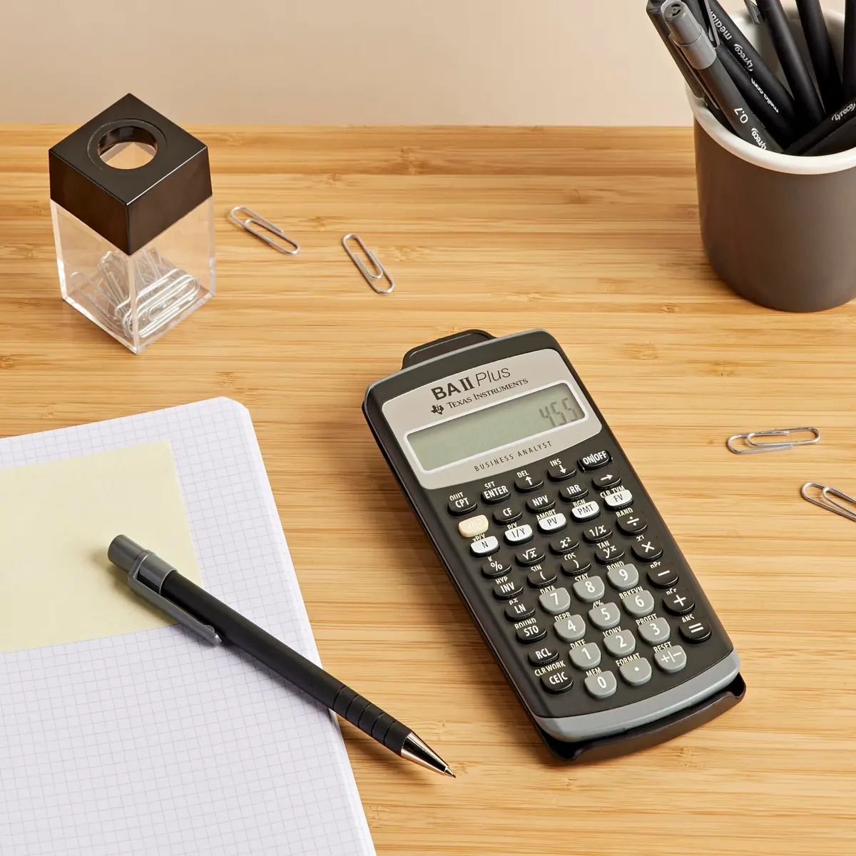 Texas Instruments BA II Plus Financial Calculator Black | Solves Time Value of Money Calculations - view 2