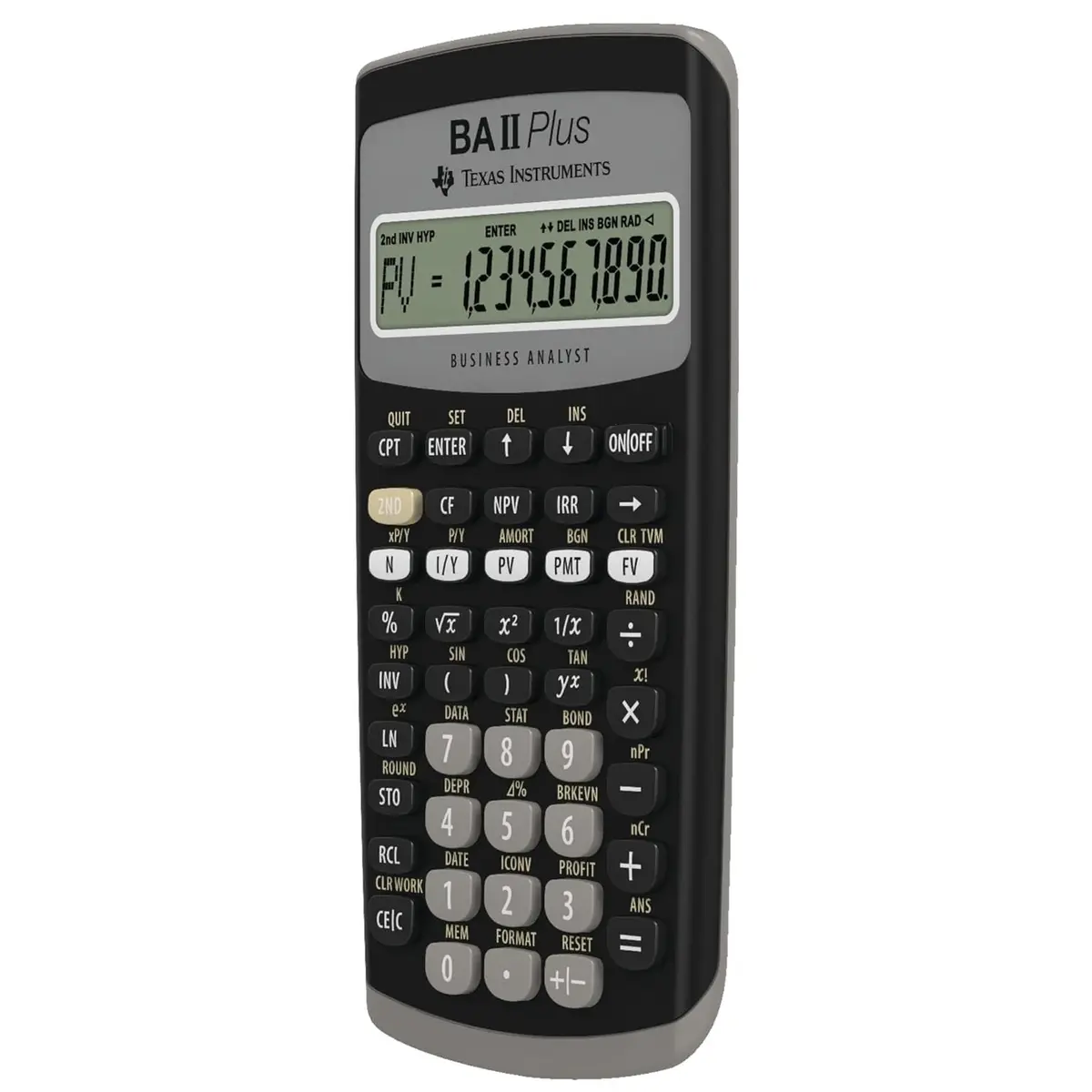 Texas Instruments BA II Plus Financial Calculator Black | Solves Time Value of Money Calculations - view 3