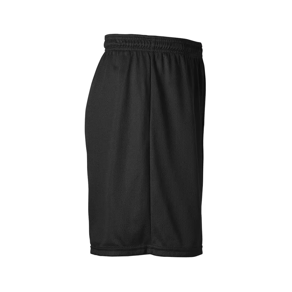 Soffe Mens Nylon Mini-Mesh Fitness Short Black XX-Large | Breathable, Athletic Fit, Adjustable Waist - view 3