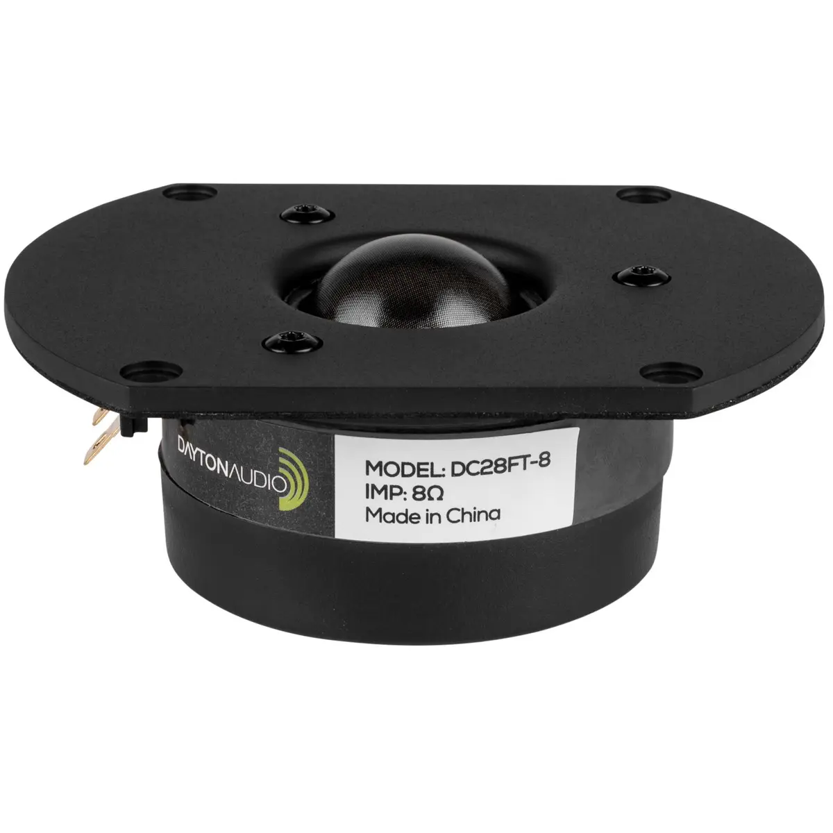 Dayton Audio DC28FT-8 1-1/8" Silk Dome Tweeter | Smooth High Frequencies for Car & Home Audio - main product image