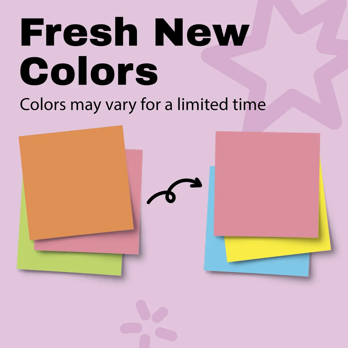 Post-it Super Sticky Notes, 3 x 3 in, Neon Fizz, 3 Pads, 45 Sheets/Pad | Vibrant Colors for Creative Reminders - view 3