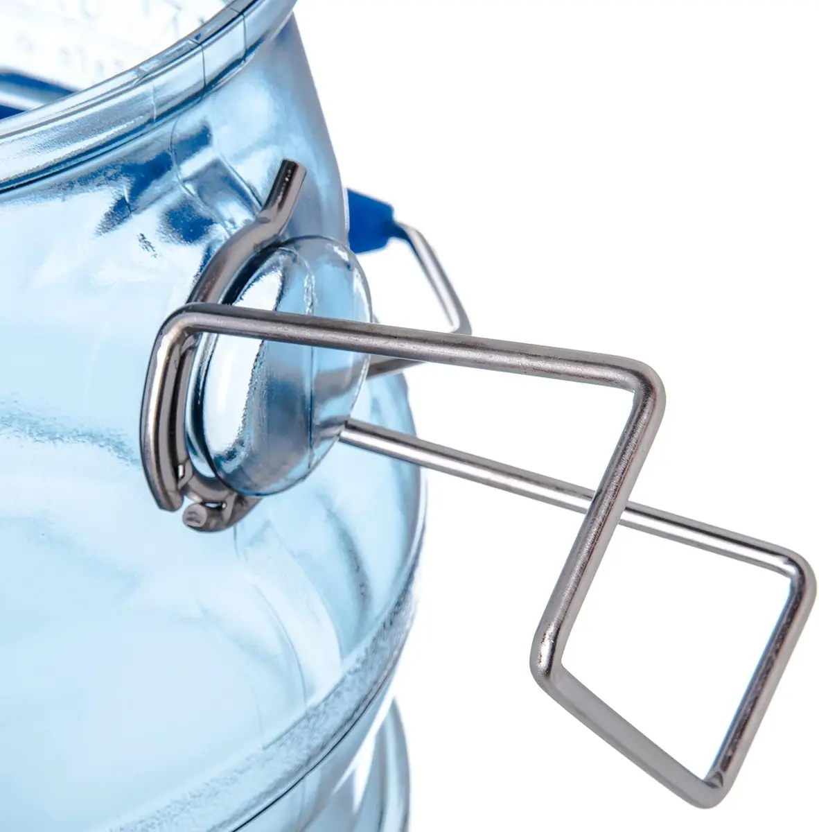San Jamar Saf-T-Ice Bucket 6 Gallon (18.9 L) Blue | Commercial Ice Tote with HACCP Hook & Drying Hanger - view 7
