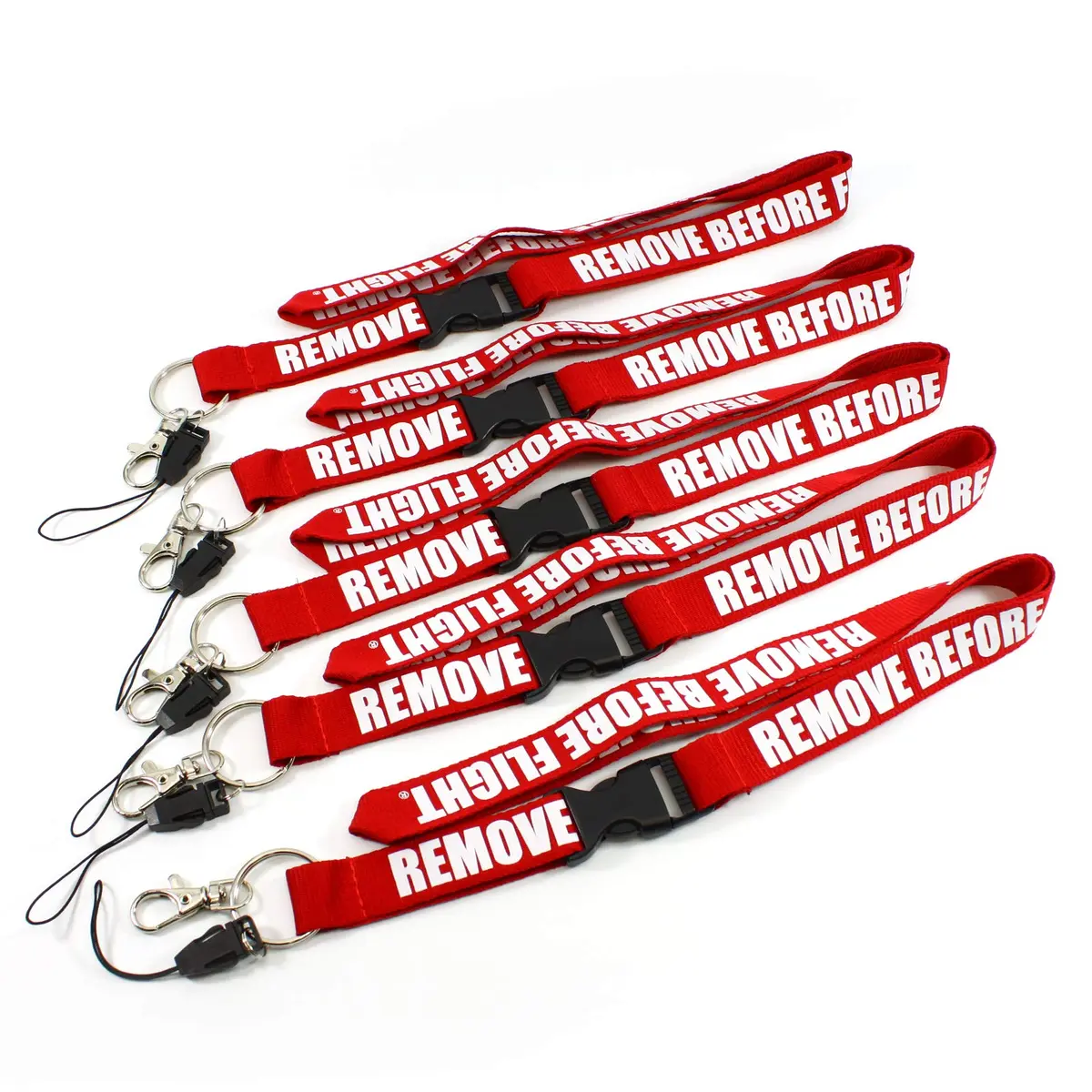 Rotary13B1 Remove Before Flight - Red Lanyard - 5 Pack | Aviation Warning Flags for House & Gym - main product image