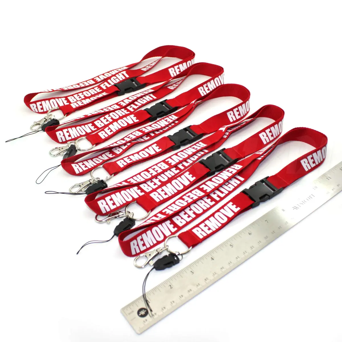 Rotary13B1 Remove Before Flight - Red Lanyard - 5 Pack | Aviation Warning Flags for House & Gym - view 7