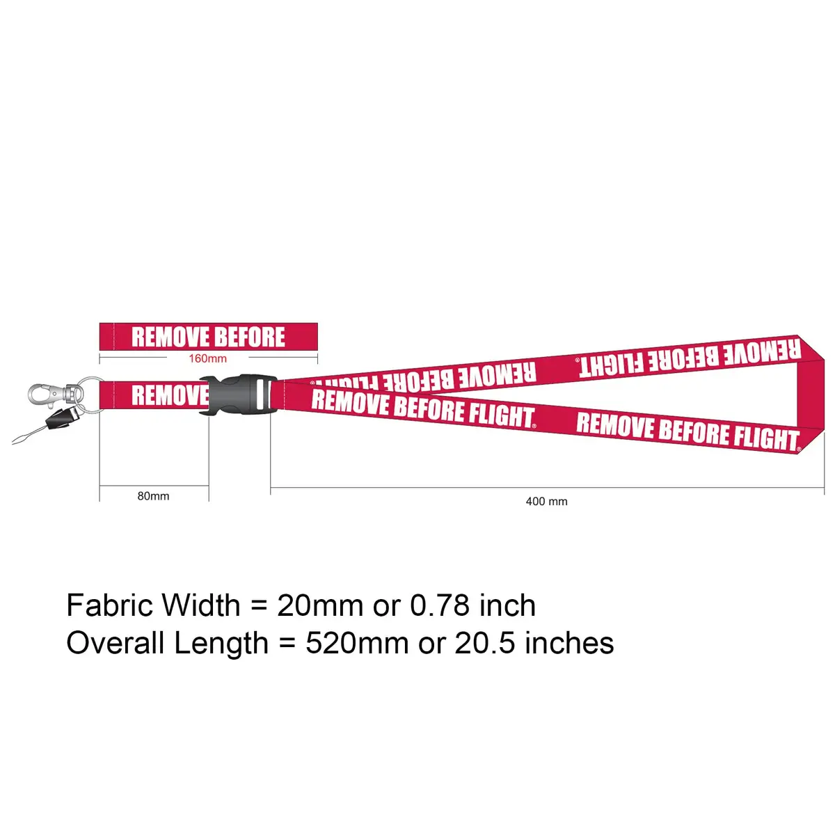 Rotary13B1 Remove Before Flight - Red Lanyard - 5 Pack | Aviation Warning Flags for House & Gym - view 9