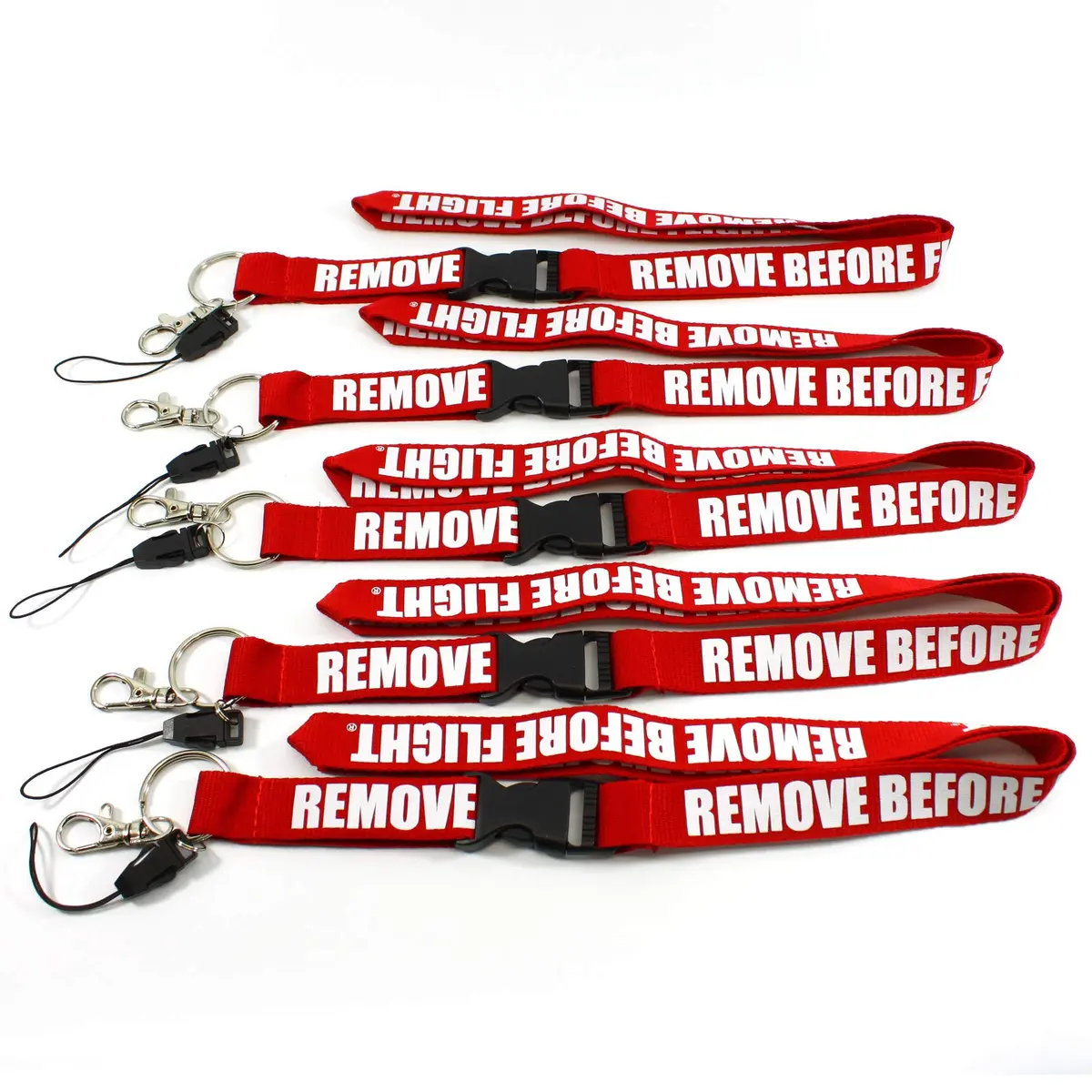 Rotary13B1 Remove Before Flight - Red Lanyard - 5 Pack | Aviation Warning Flags for House & Gym - view 3