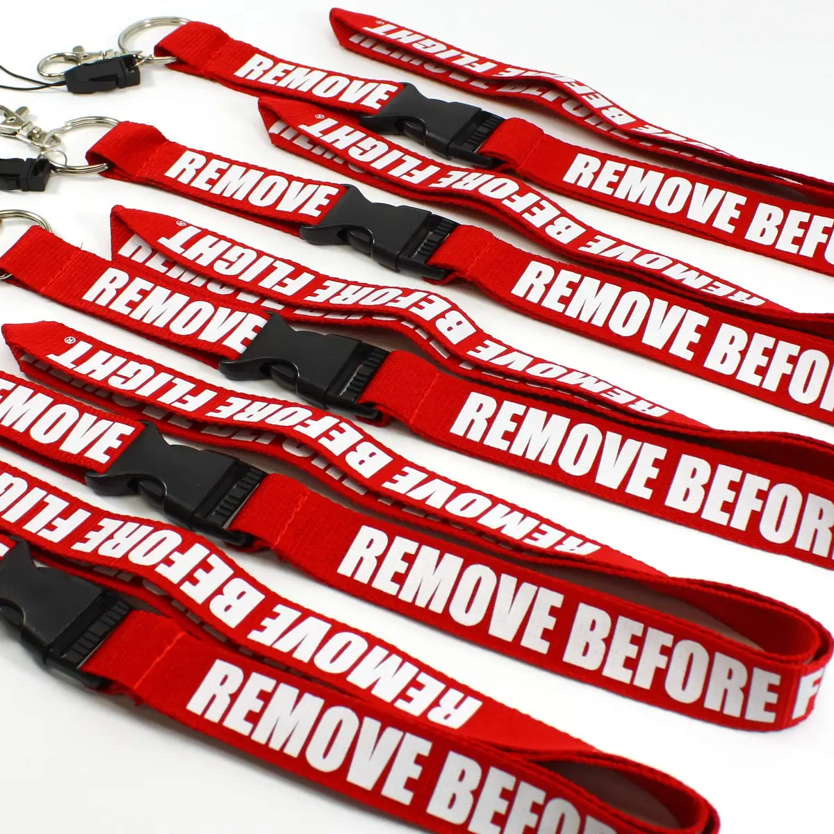 Rotary13B1 Remove Before Flight - Red Lanyard - 5 Pack | Aviation Warning Flags for House & Gym - view 4
