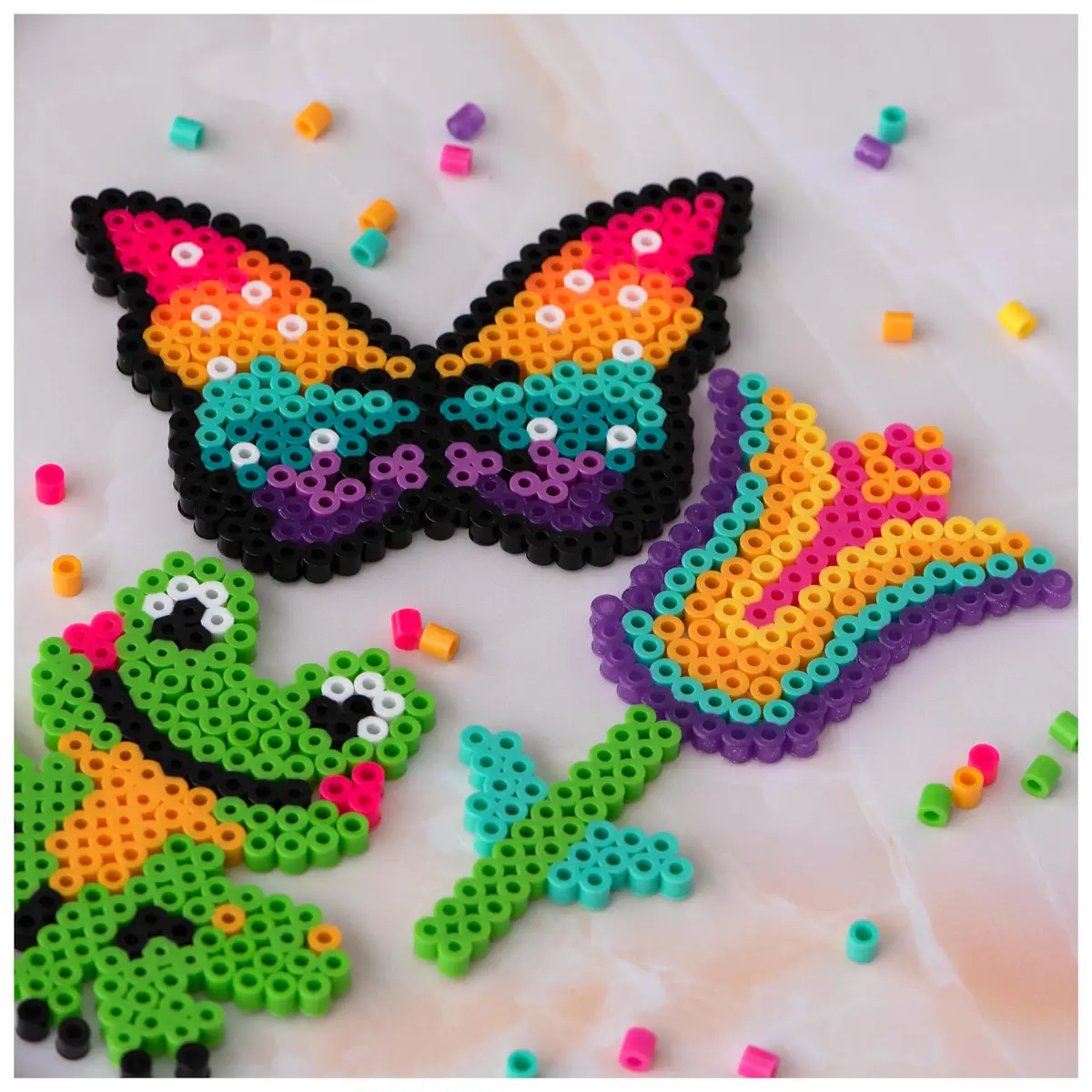 Perler Assorted Fuse Beads Kit with Storage Tray & Pattern Book, Multicolor, 4001pcs | Arts & Crafts for Kids & Adults - view 5