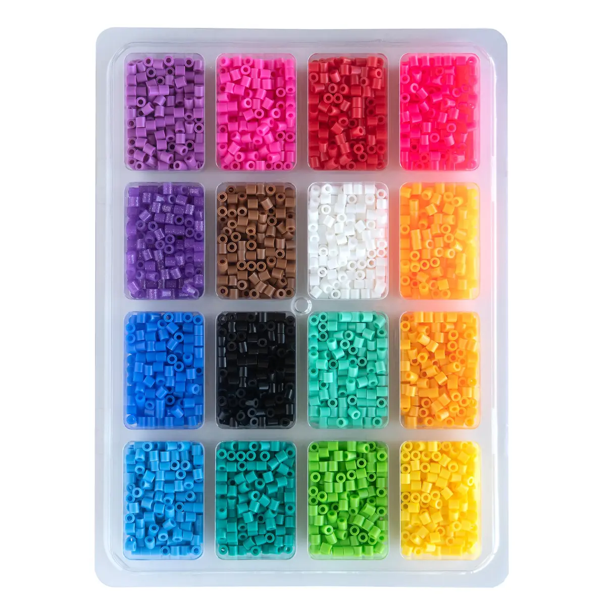 Perler Assorted Fuse Beads Kit with Storage Tray & Pattern Book, Multicolor, 4001pcs | Arts & Crafts for Kids & Adults - view 2