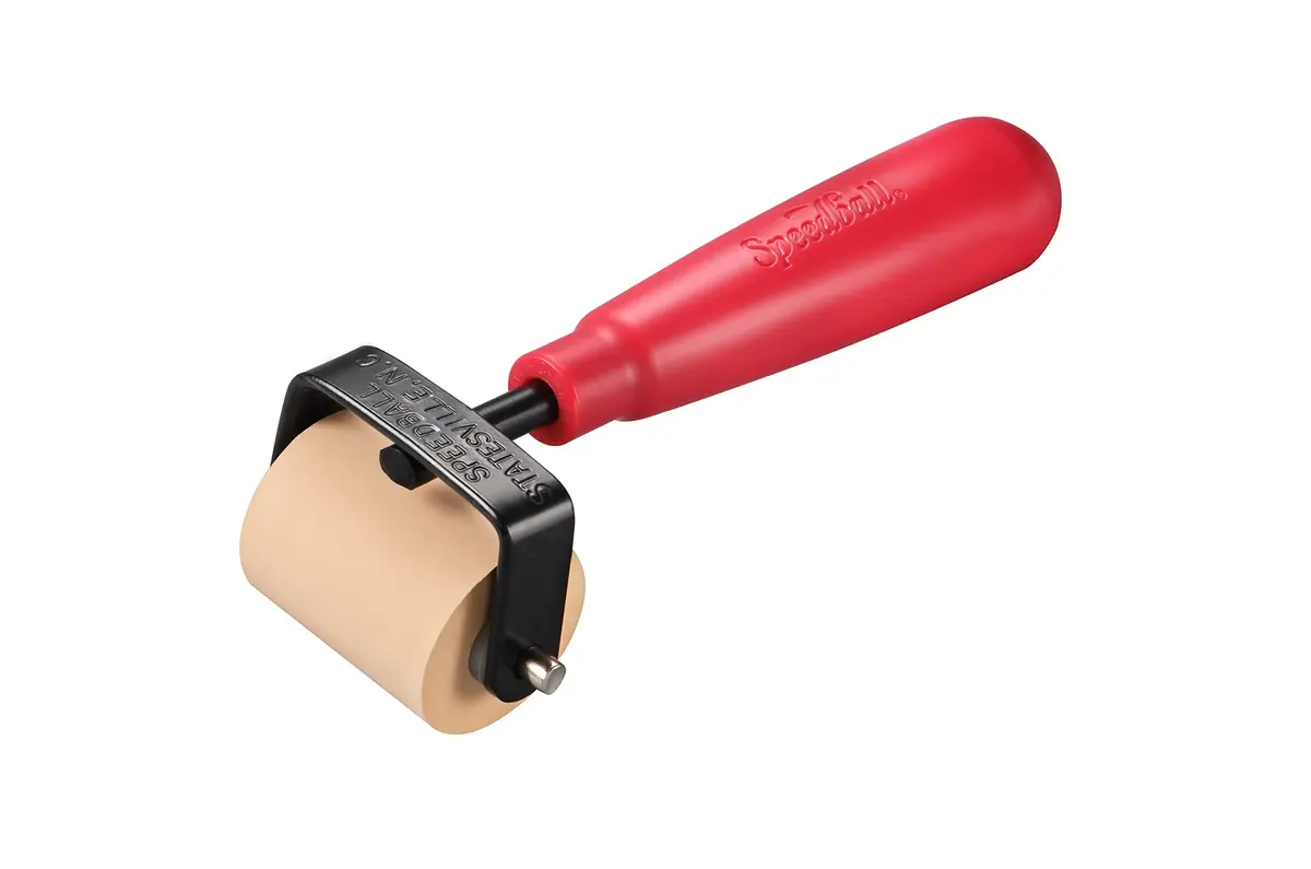 Speedball Soft Rubber Brayer 1.5-Inch | Printmaking, Gel & Block Printing Roller | 3.81 cm (1.5-Inch) - view 4