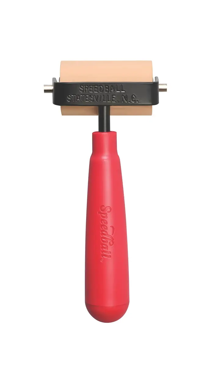 Speedball Soft Rubber Brayer 2-Inch (5.08 cm) | Even Ink Distribution for Relief & Block Printing - main product image