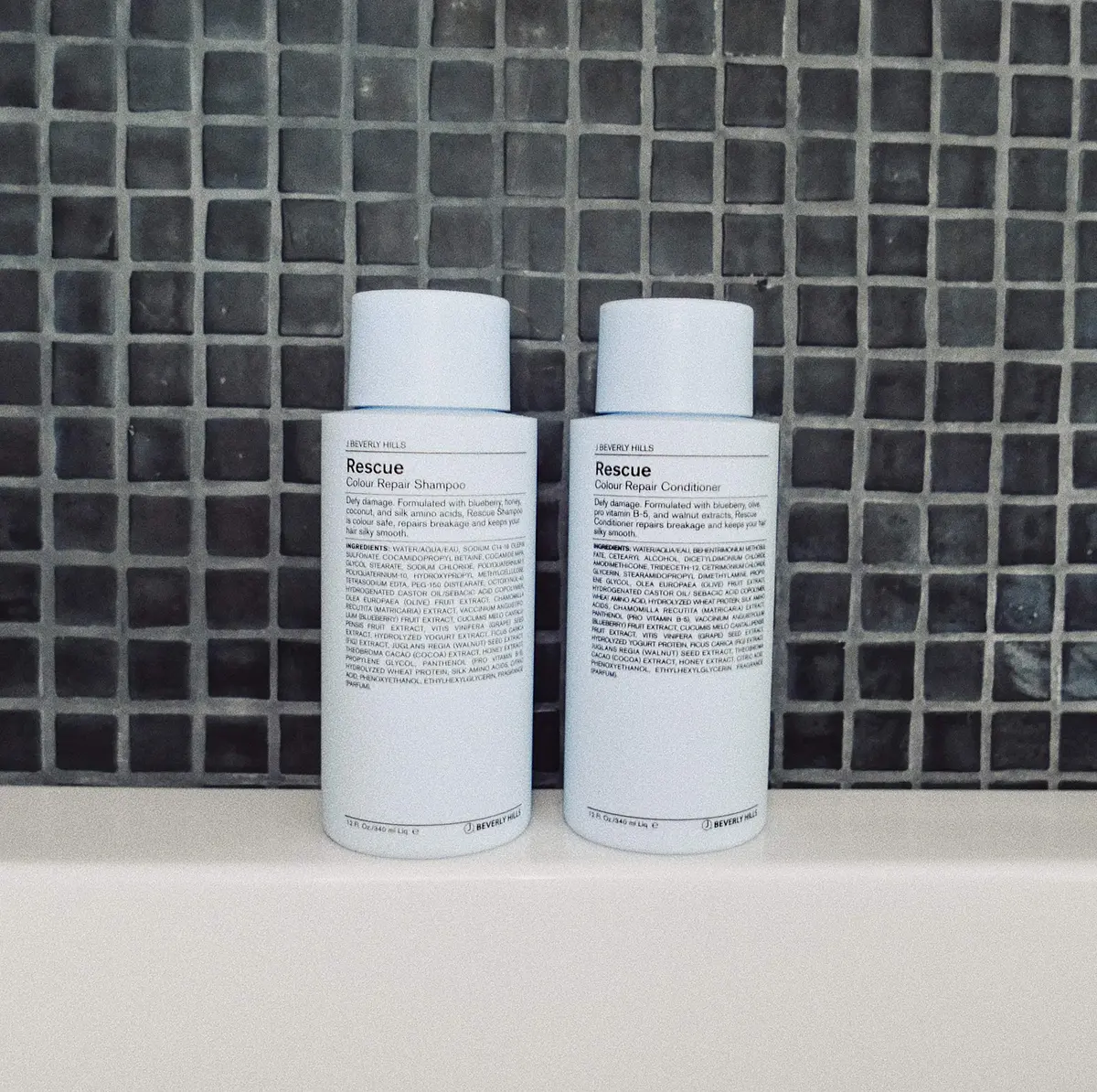 J Beverly Hills Rescue Color Repair Shampoo 12 Oz | Sulfate-Free, Color Safe, Repairs Damage - view 2