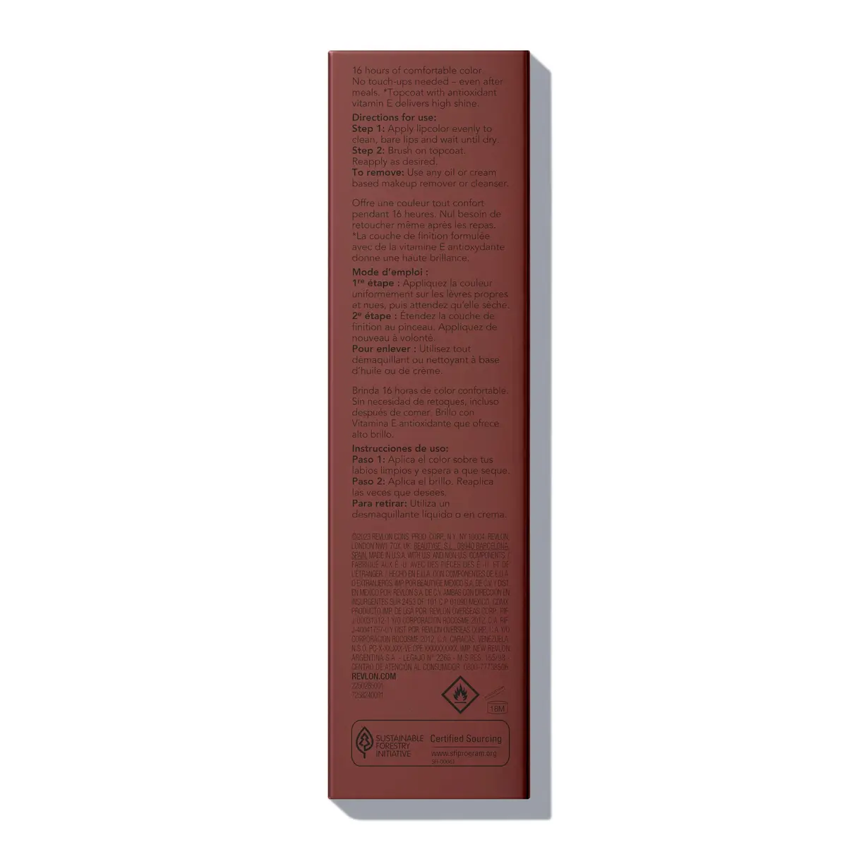 Revlon ColorStay Overtime Lipcolor, Faithful Fawn, 2ml (0.07 Fl Oz) | Long-Wearing Liquid Lipstick with Glossy Finish - view 8
