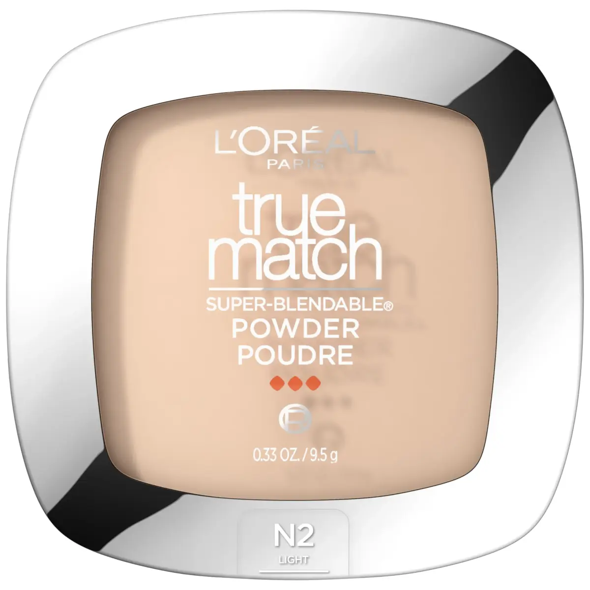 L'Oreal Paris True Match N2 Light Super Blendable Oil-Free Powder Foundation - main product image