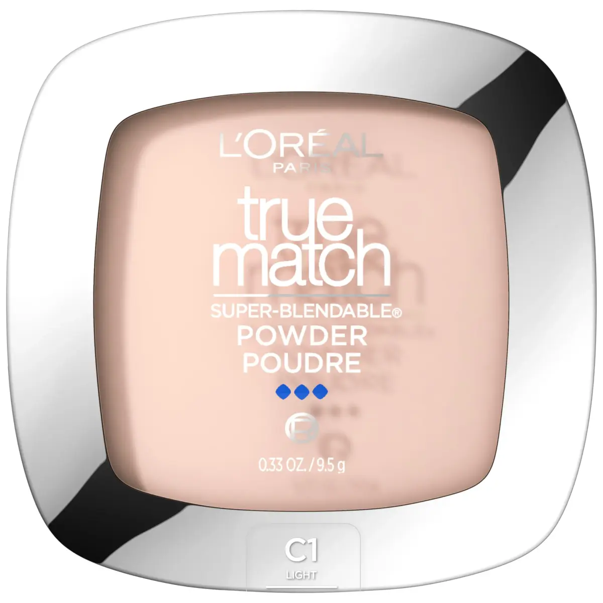 L'Oreal Paris True Match C1 Light Powder Foundation - Oil-Free & Super Blendable for a Natural Finish - main product image