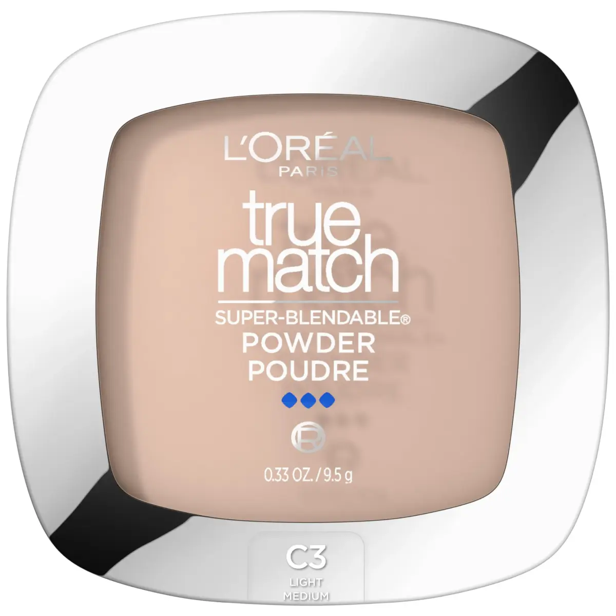 L'Oreal Paris True Match Super Blendable C3 Light Medium Oil-Free Powder Foundation - main product image