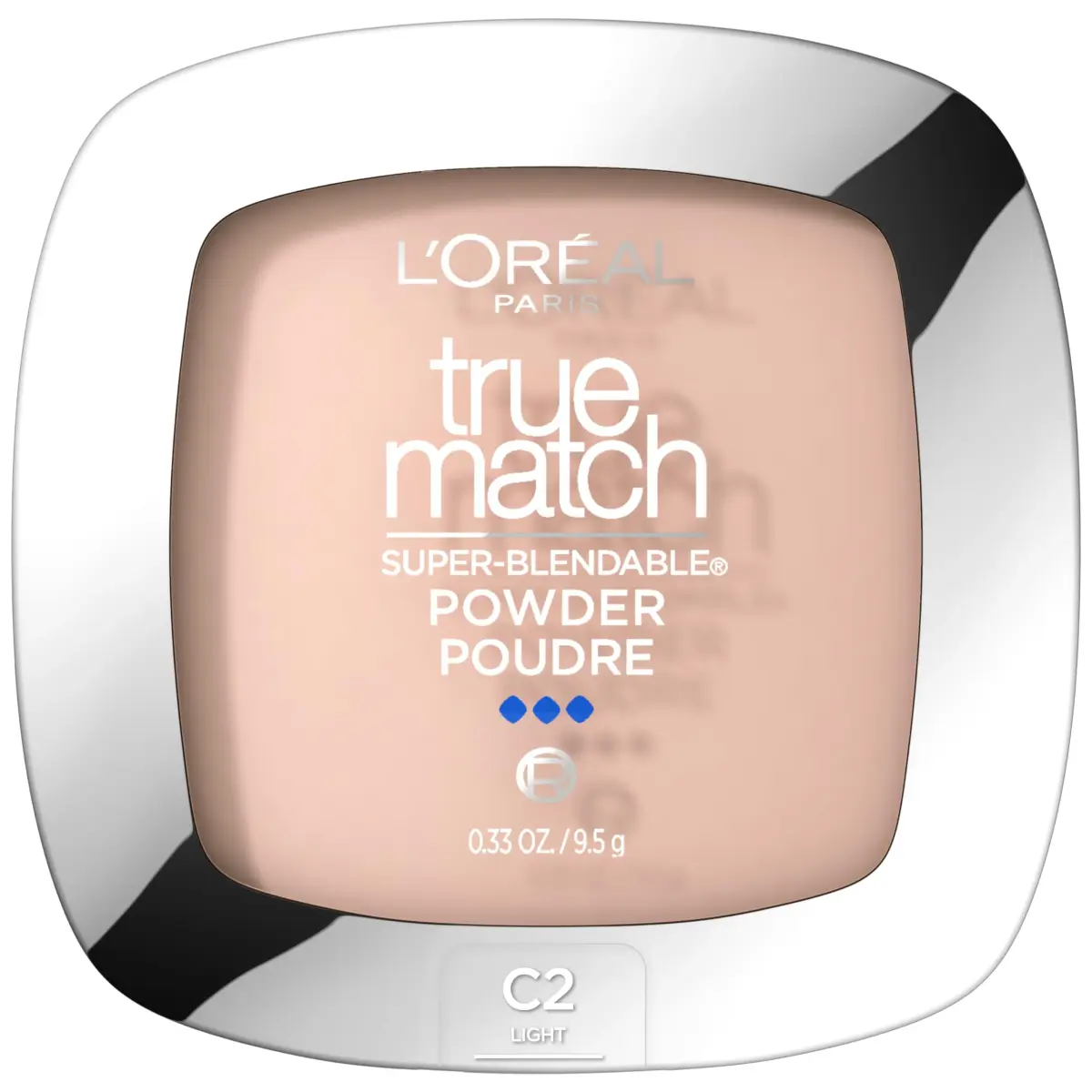 L'Oreal Paris True Match Super Blendable C2 Light Oil-Free Powder Foundation - main product image