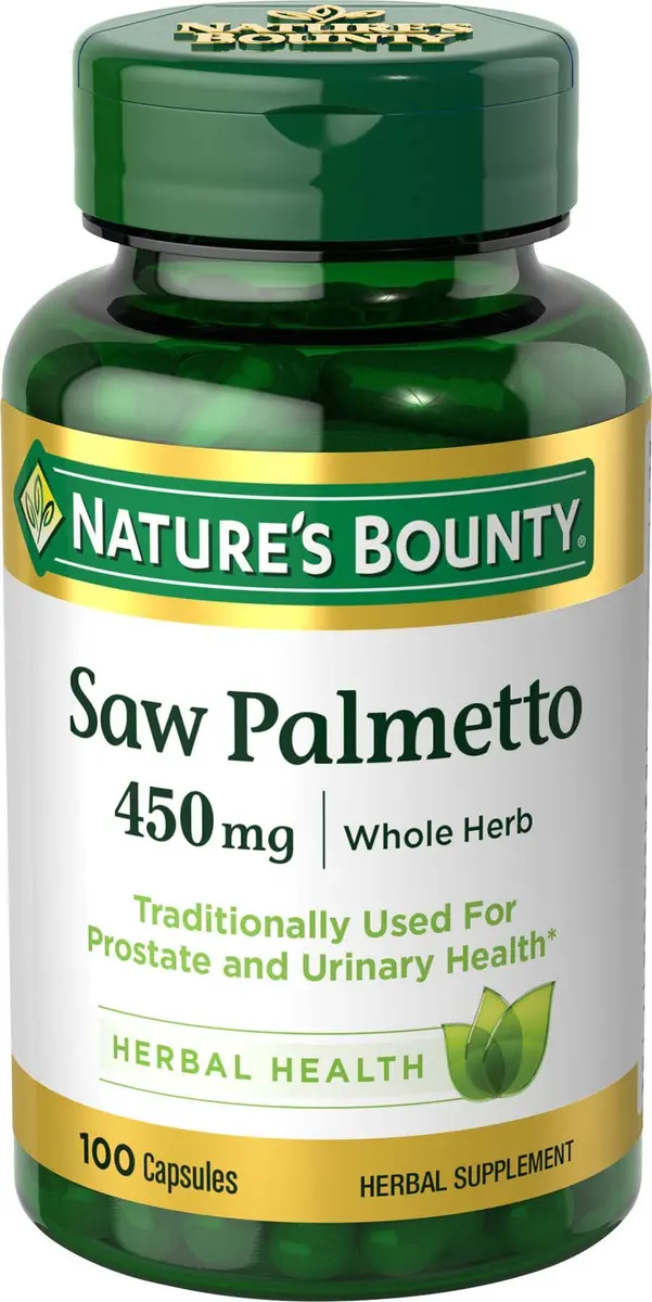 Nature's Bounty Saw Palmetto 450 mg | Supports Prostate & Urinary Health in Men - main product image
