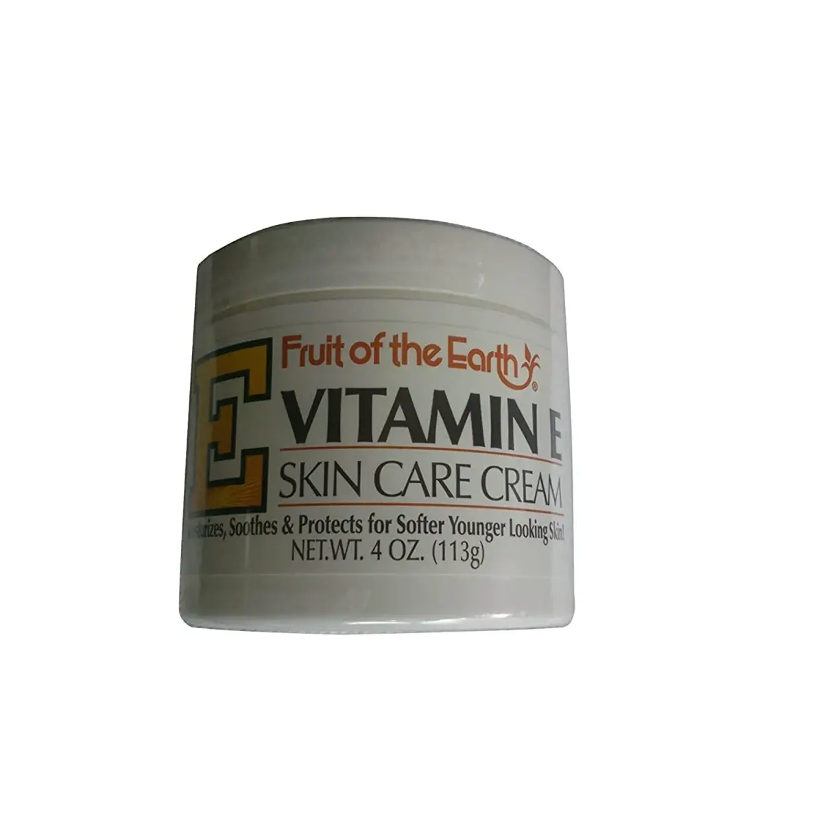 Fruit of the Earth Vitamin E Skin Care Cream 118ml (4 Fl Oz) | Aloe Vera Infused Moisturizer - main product image