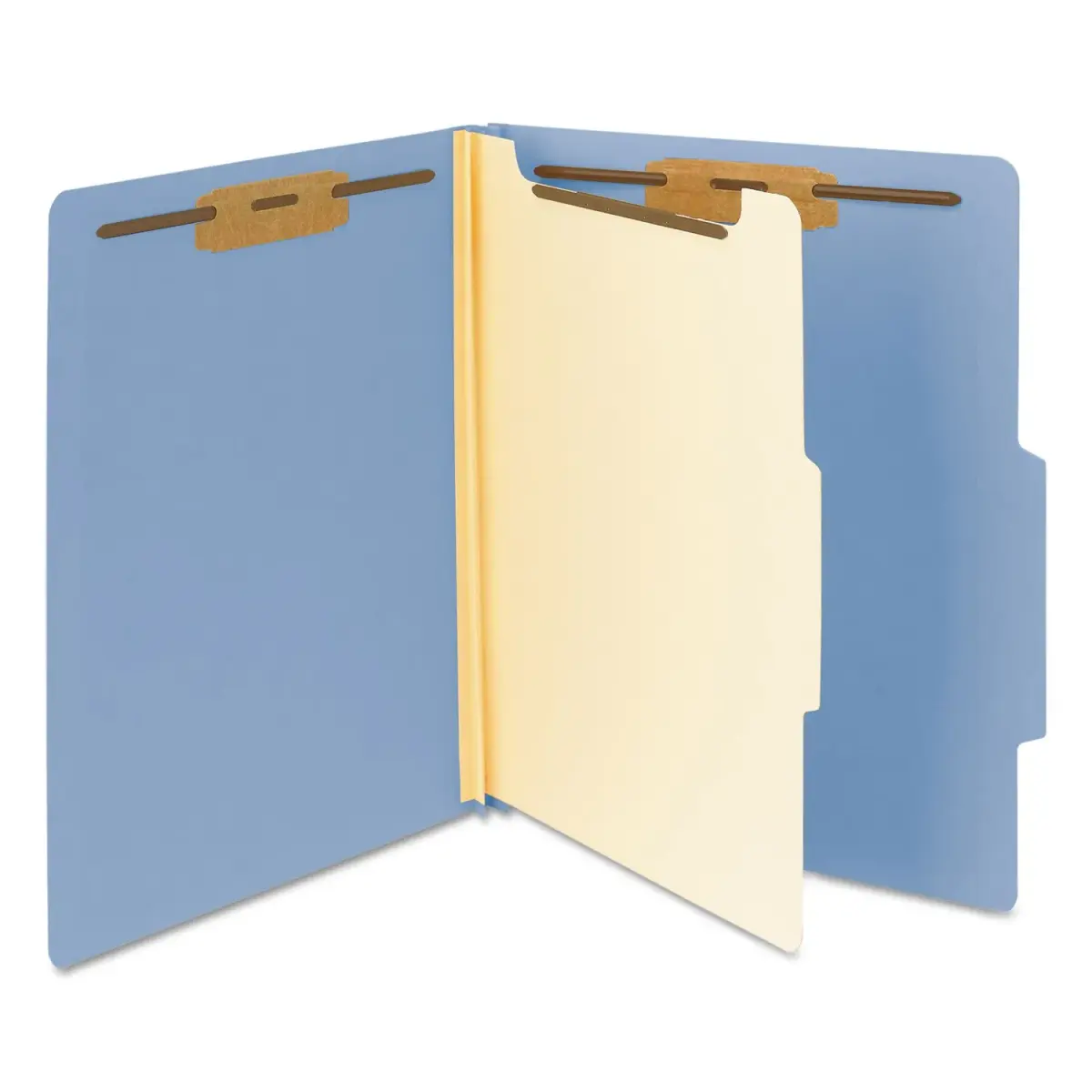 Smead Classification File Folders 2" Expansion, 2/5-Cut Tab, Letter Size, 10 per Box (Blue) | Organize Documents with 6 Filing Surfaces - view 6