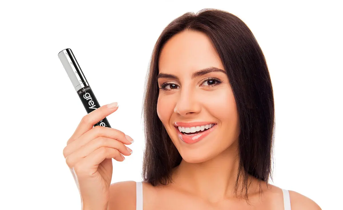 Greyfree Medium Brown Hair Mascara Root Touch-Up for Gray Hair | Precision Hairline Concealer for Brows & Beard (7.4ml / 0.25 Fl Oz) - view 7