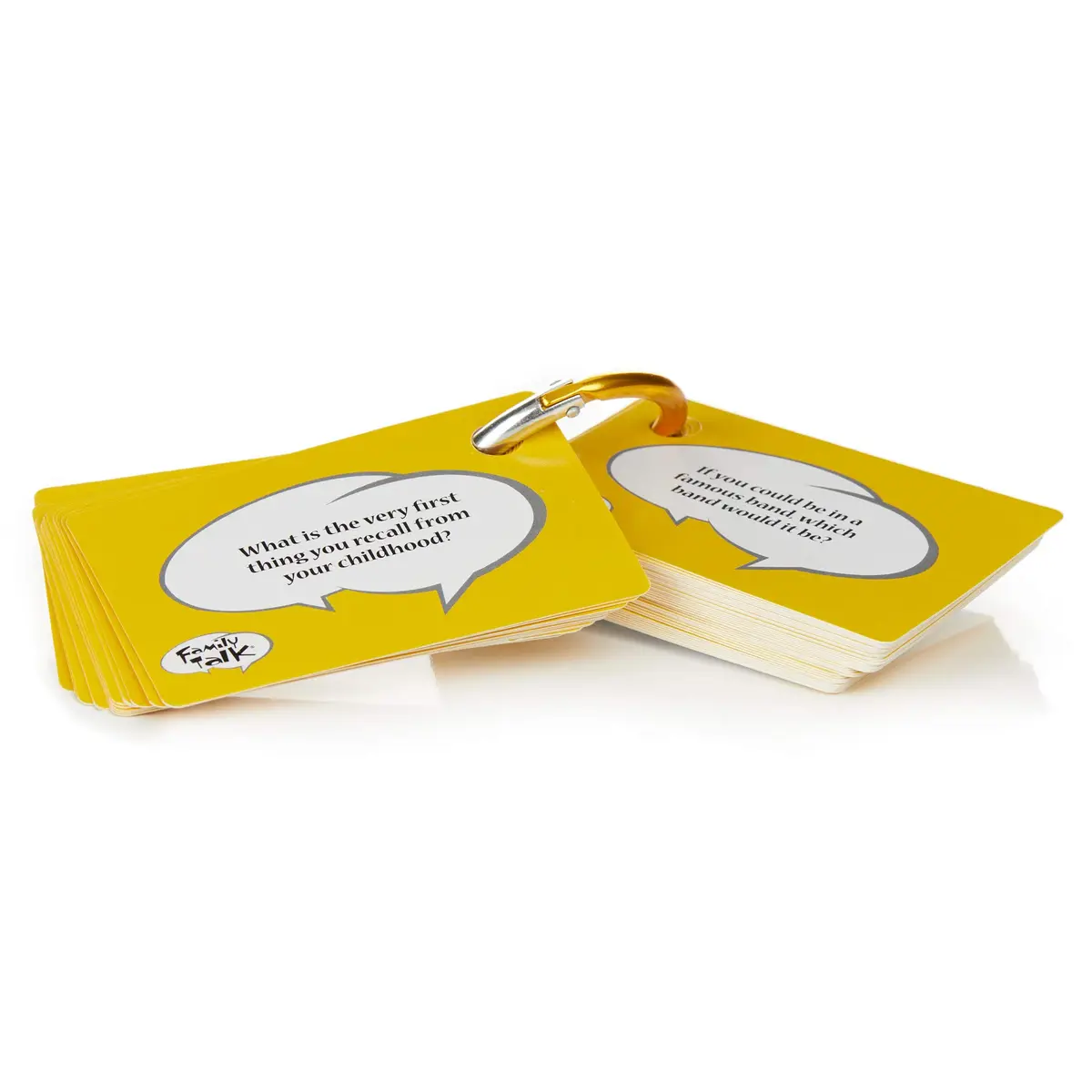 Continuum Games Family Talk, Portable Car Travel Conversation Game | 100 Questions for Hilarious Family Discussions - view 2