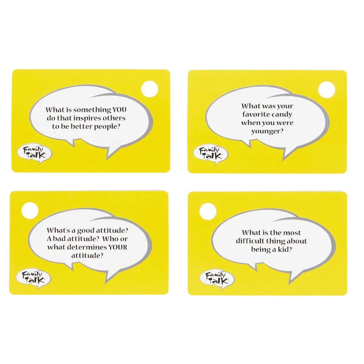 Continuum Games Family Talk, Portable Car Travel Conversation Game | 100 Questions for Hilarious Family Discussions - view 3