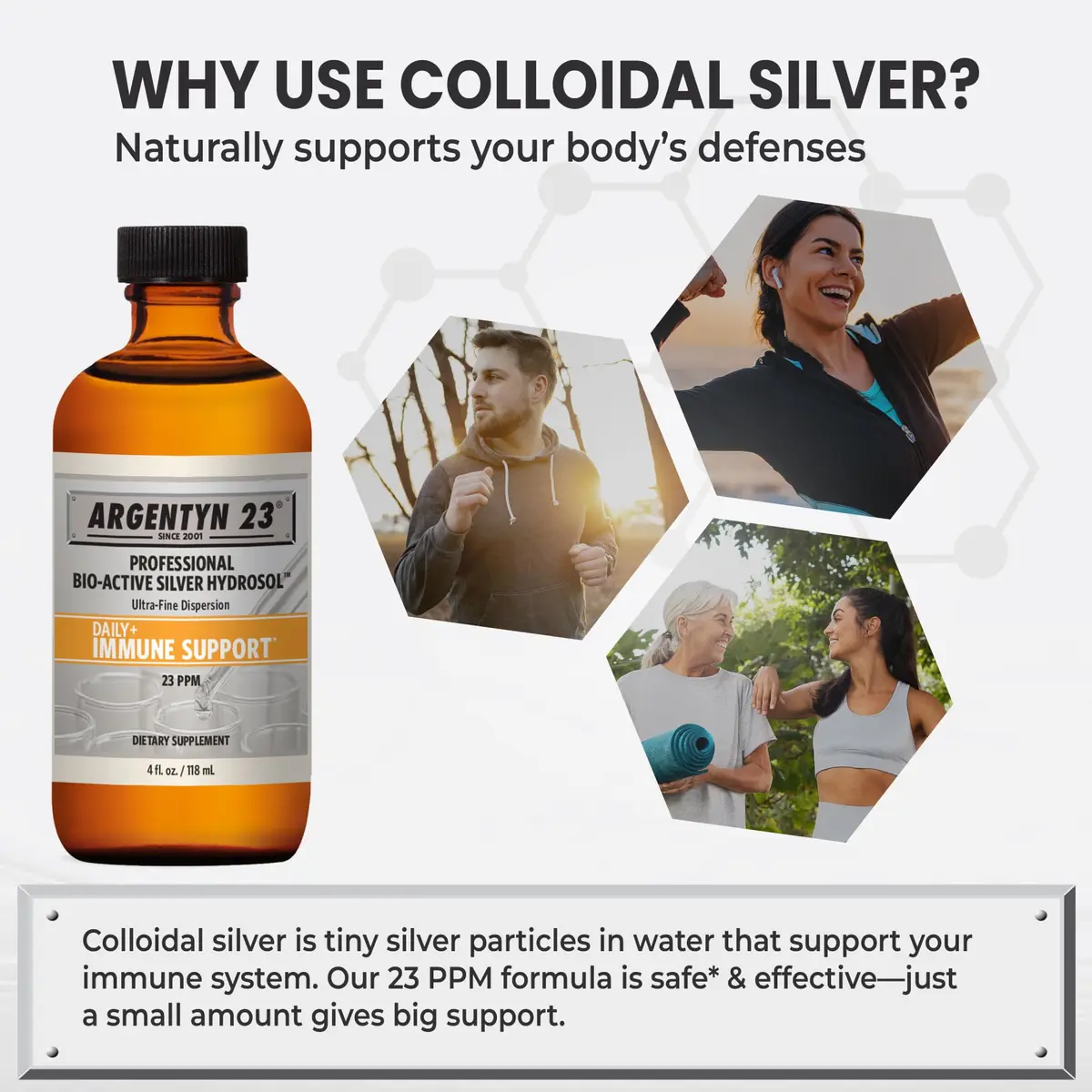 Argentyn 23 Silver 4 fl oz | Bioactive Colloidal Mineral Support for Immune Health - view 4