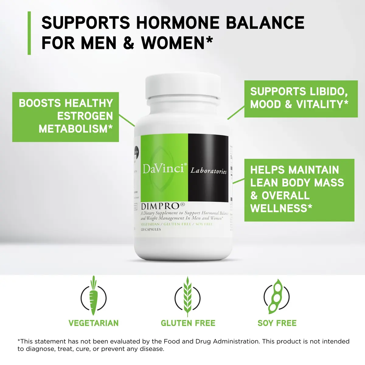 DAVINCI DimPro 120 Capsules | Hormonal & Metabolism Support in India - view 3