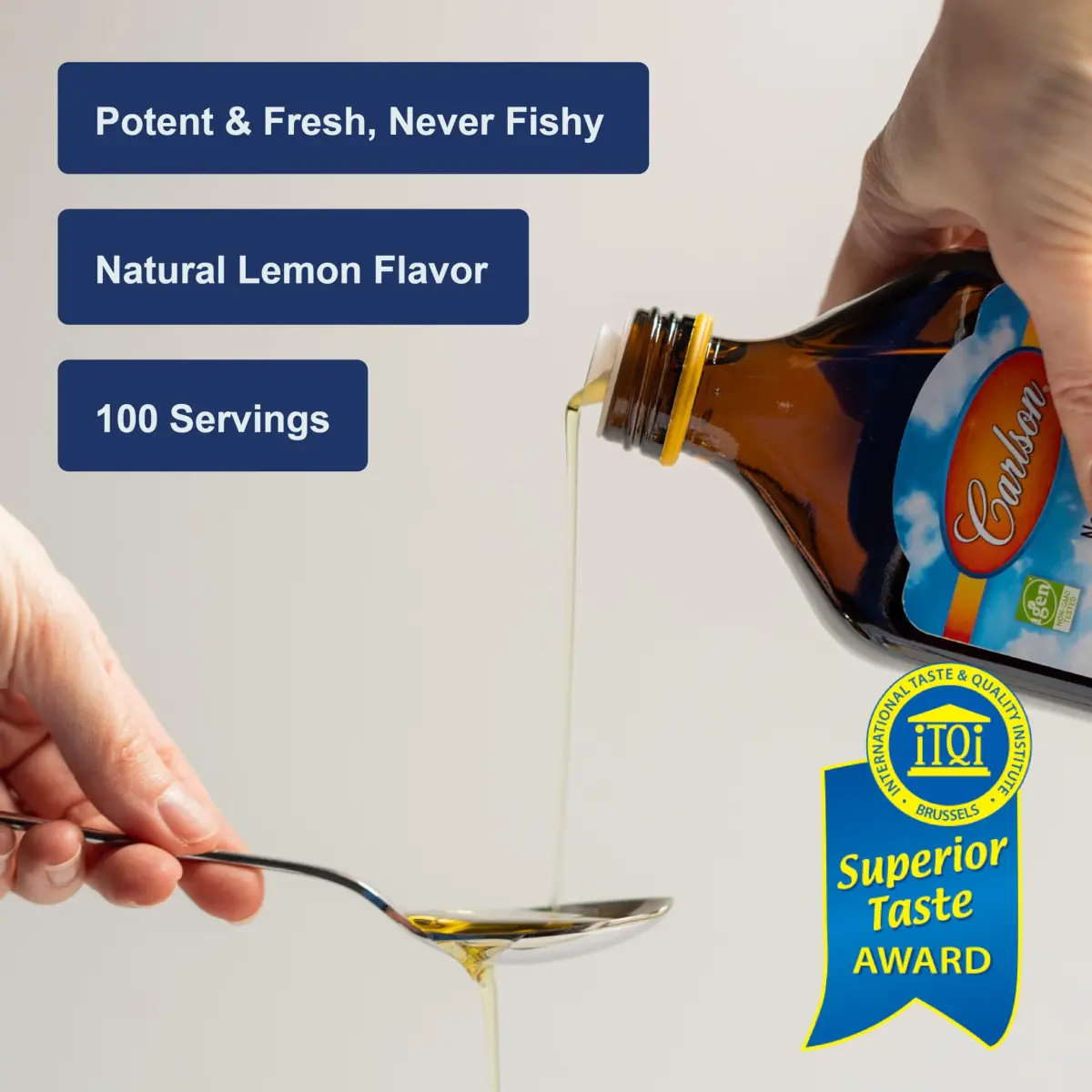 Carlson The Very Finest Fish Oil Liquid 500ml (16.9 Fl Oz) | 1600mg Omega-3s for Heart, Brain, Joints - view 4