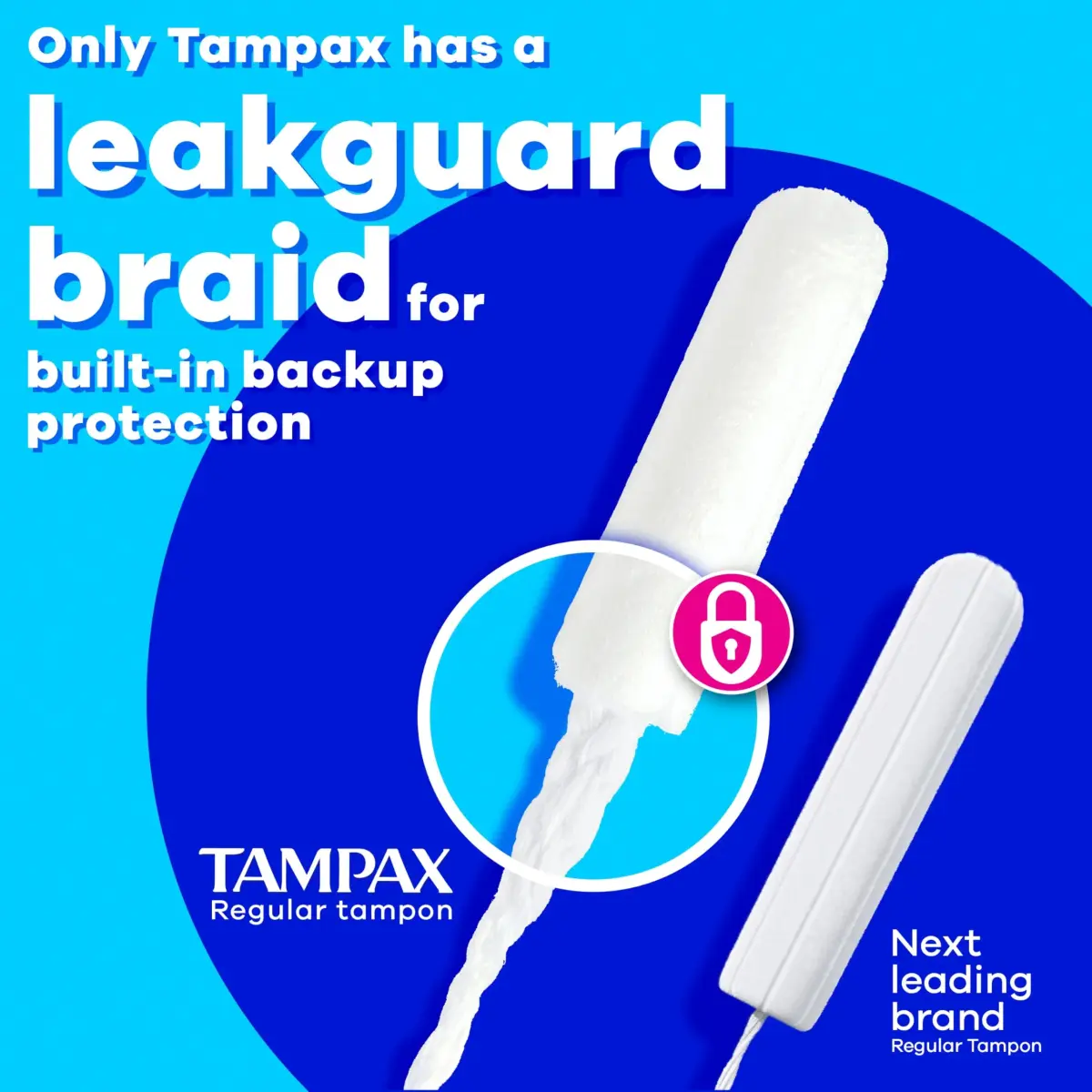 Tampax Pearl Tampons Multipack Light/Regular/Super Absorbency 47 Count | Dermatologist Tested Tampon - view 3