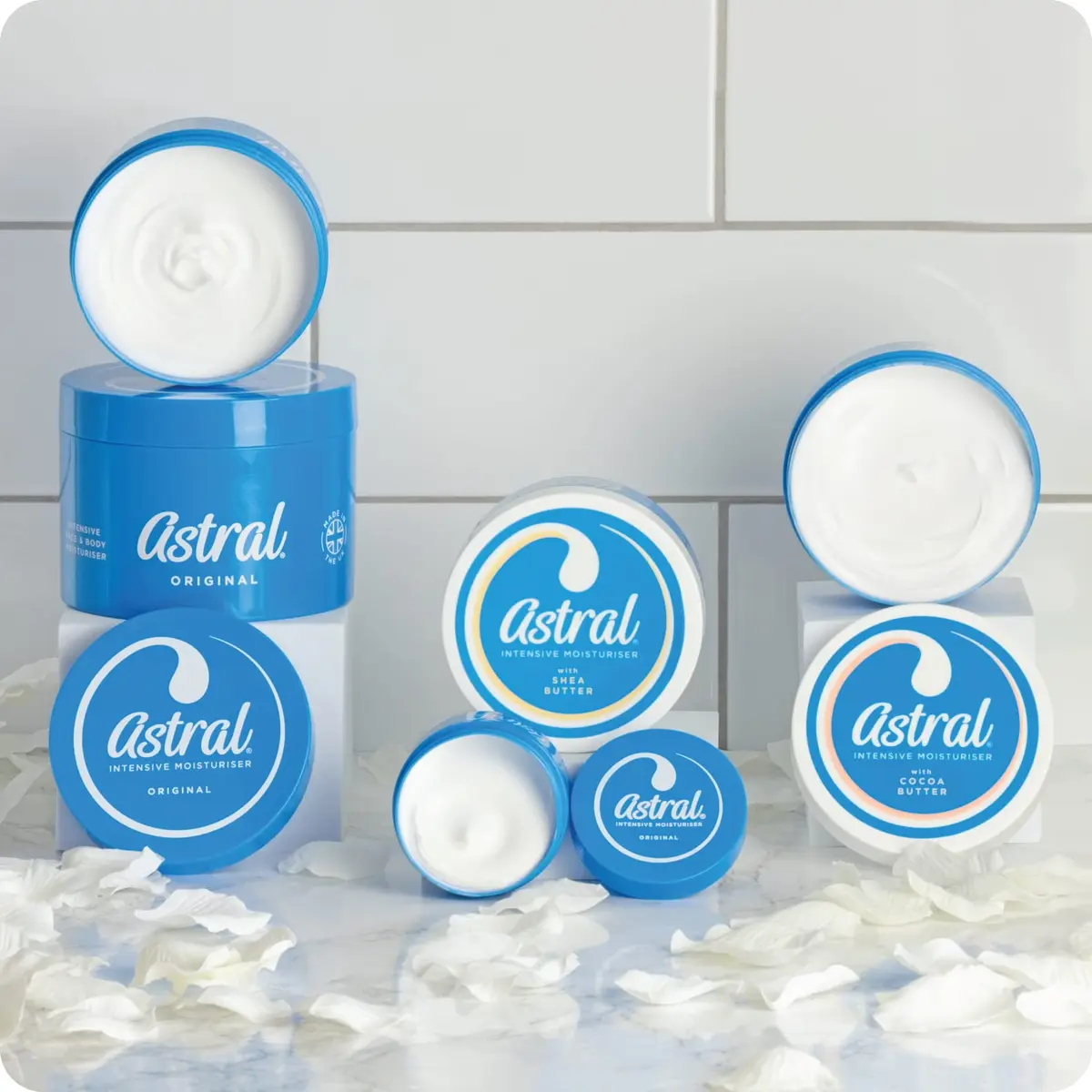 ASTRAL Moisturising Cream 50ml | Sensitive Skin Hydration & Not Tested On Animals - view 3