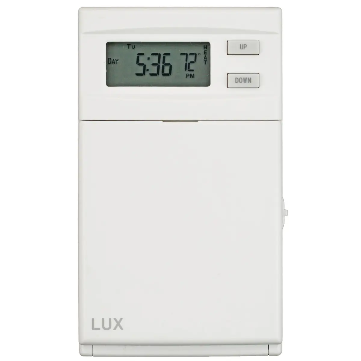LUX ELV4 Programmable Line Voltage Thermostat | 5/2-Day Heating Control, Wall Mount, 120/240V - main product image