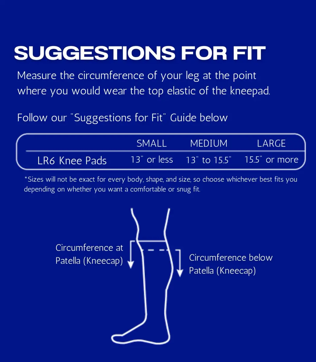 Mizuno LR6 Volleyball Kneepads White Medium | Patella, Lateral & Medial Protection - view 6