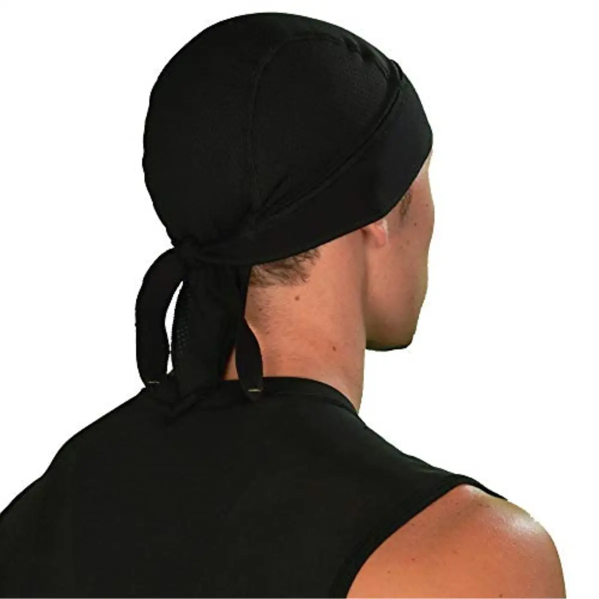 Halo Headband womens With Halo Headband tie bandana BLACK 1 SIZE US | Sweat Seal UV Protection - view 4
