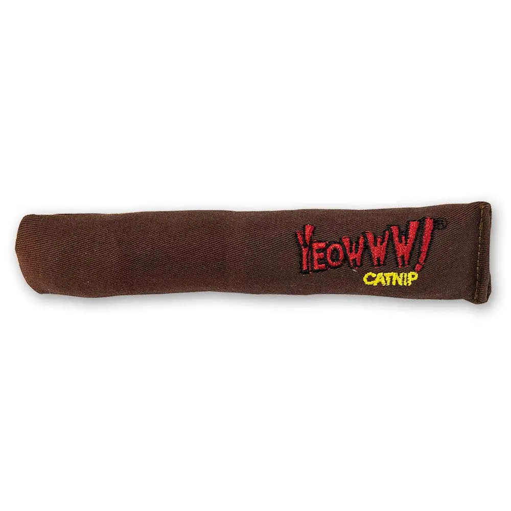 Yeowww! Catnip Cigar Cat Toy 18cm (7 inch) | Potent Organic Catnip Kicker for Cats - main product image