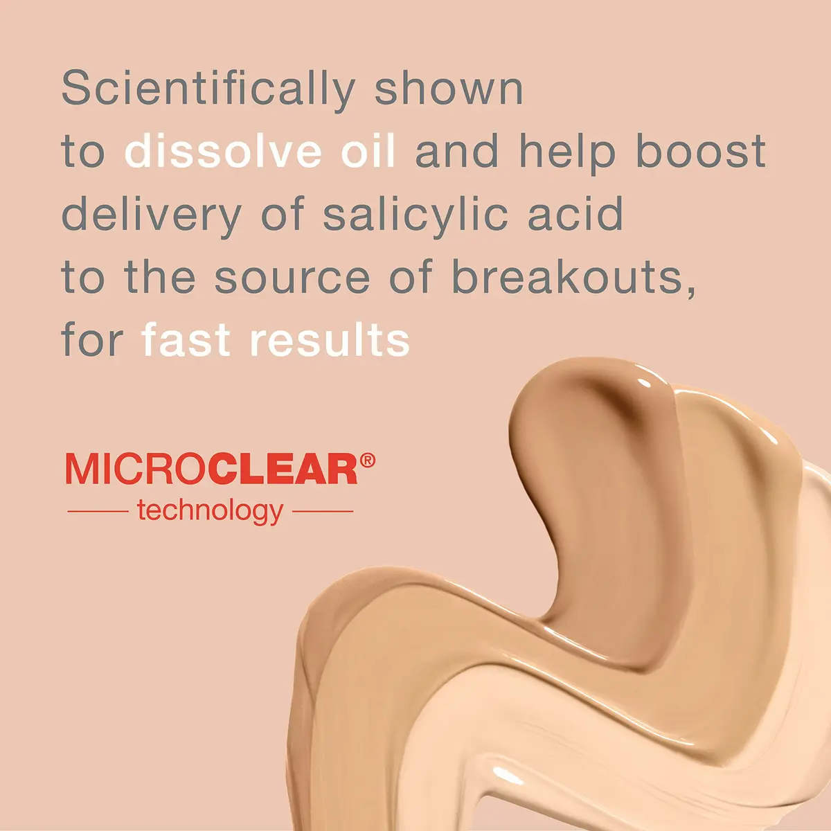 Neutrogena SkinClearing Liquid Foundation Natural Ivory 1 fl oz (29.57 ml) | Acne Fighting with MicroClear Technology - view 3