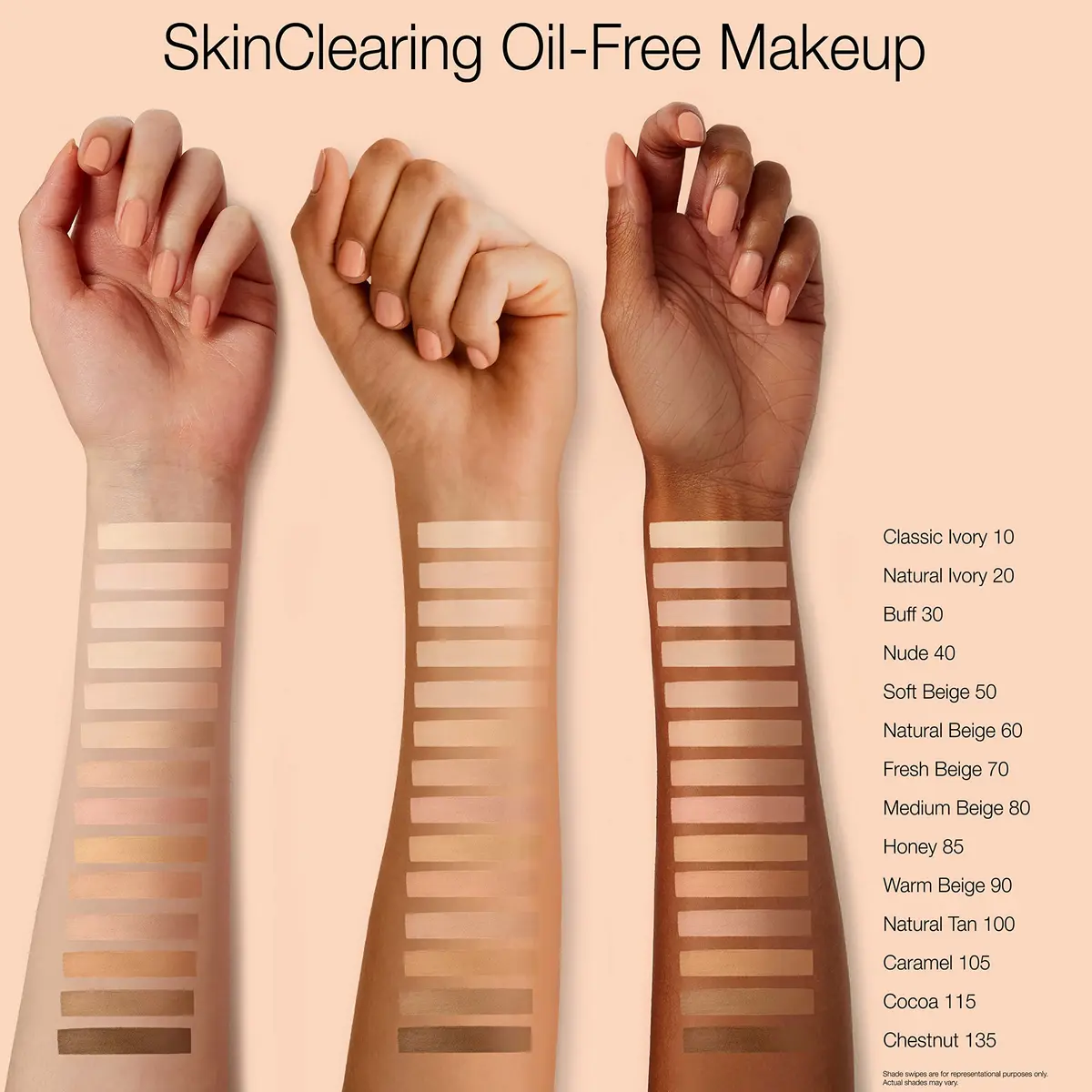 Neutrogena SkinClearing Liquid Foundation Buff 30 29.57ml (1 fl oz) | Acne-Fighting Oil-Free Makeup - view 6