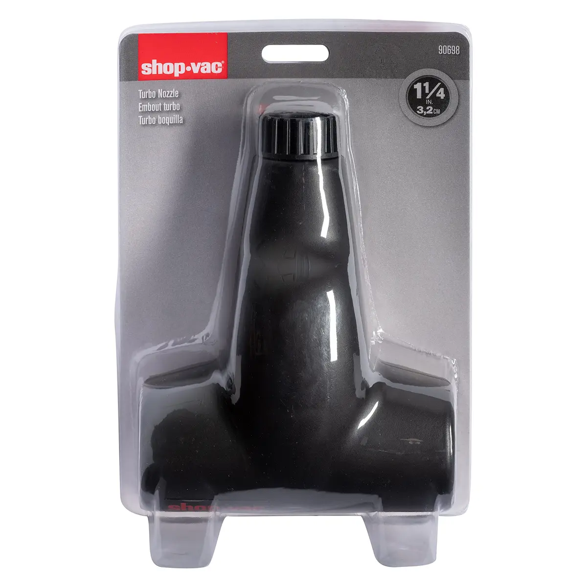 Shop-Vac Turbo Nozzle 1.25 Inch Diameter Deep Cleaning Tool for Carpets & Upholstery - view 4