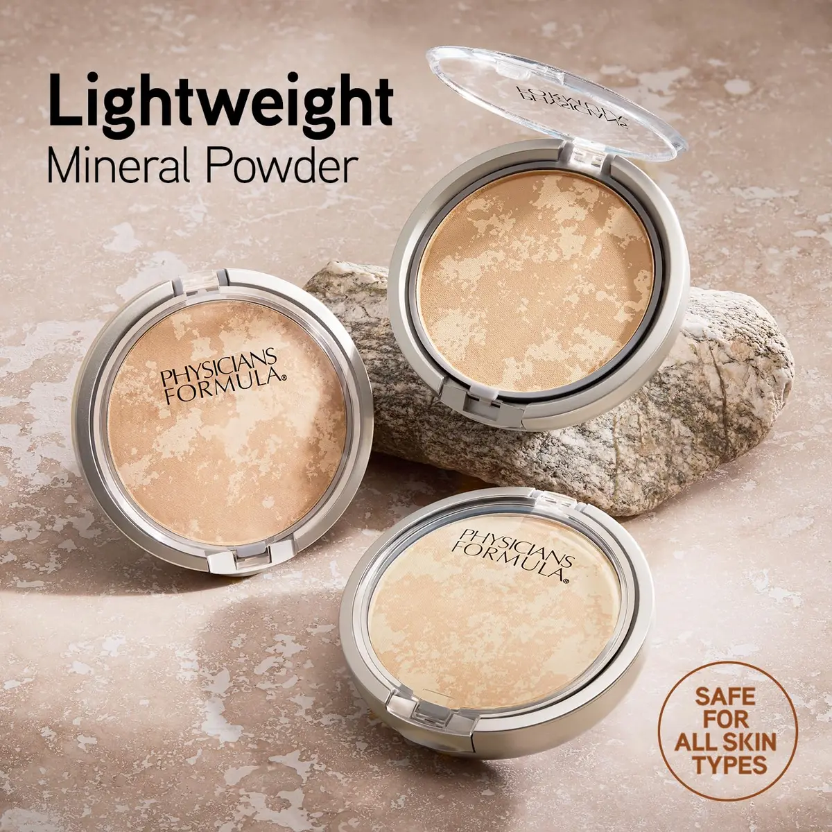 Physicians Formula Mineral Wear Talc-Free Face Powder, Buff Beige | Light Coverage Mineral Makeup for Sensitive Skin - view 2