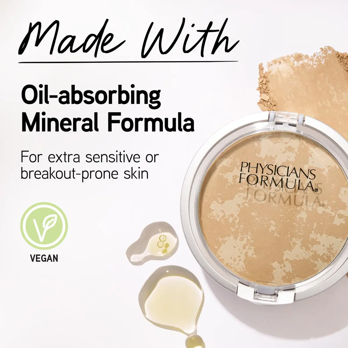 Physicians Formula Mineral Wear Talc-Free Face Powder, Buff Beige | Light Coverage Mineral Makeup for Sensitive Skin - view 3
