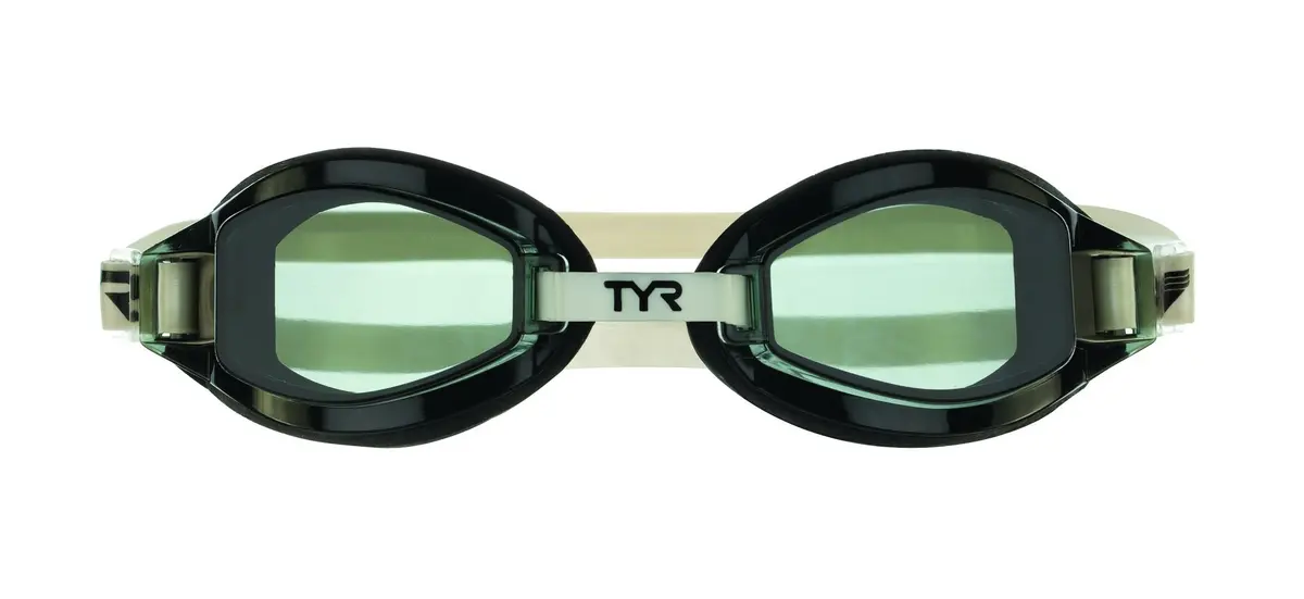 TYR Team Sprint Performance Goggle (Smoke) | Universal Fit for All Swimmers - main product image