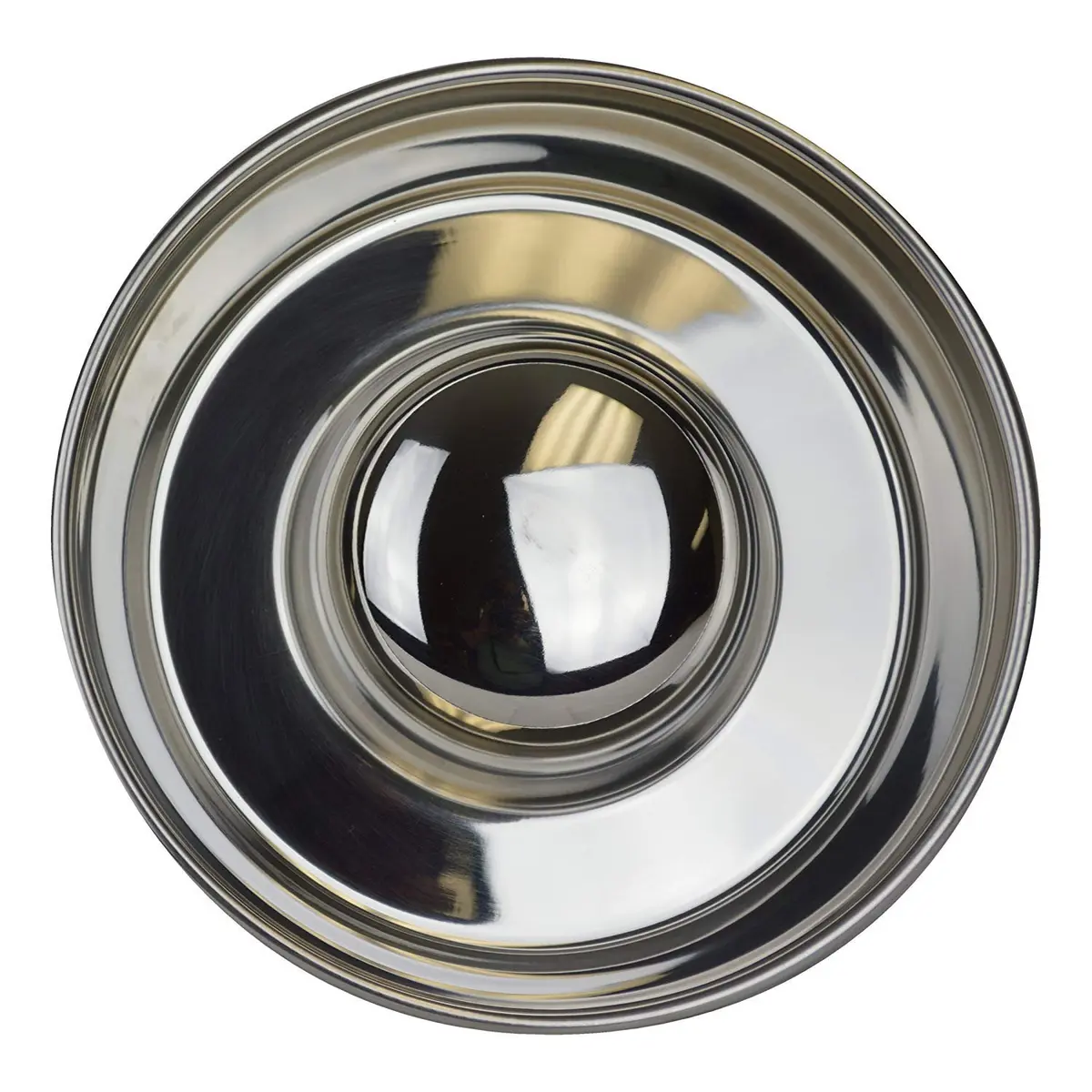 OurPets DuraPet Slow Feed Premium Stainless Steel Bowl (Heavyweight Durable Stainless Steel Bowls, Dog Food Bowl, and Dog Water Bowl) Great Alternative to Snuffle Mat for Dogs-Medium - view 3